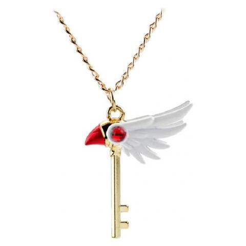 Collana Con Bacchetta Magica A Forma Di Chiave Alata - Pidak Shop - Foto 1