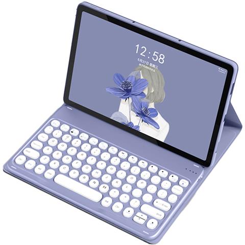 Custodia Con Tastiera Bluetooth MEBERRY Per Tablet 10 Pollici – Tastiera Rimovibile In Spagnolo Con Ñ – Pelle Sintetica – Supporto Regolabile