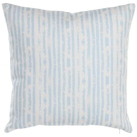 Cuscino Dkd Home Decor Righe Azzurro Bianco 45 X 15 X 45 Cm Mediterraneo - Foto 1