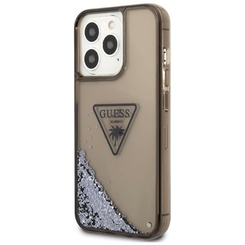 Cover Per Iphone 14 Pro Glitter Palm, Nero - Foto 1