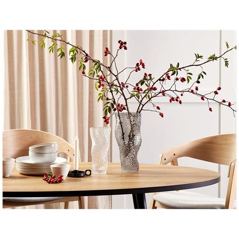 Vaso Da Fiori Elatos Vetro Trasparente - Foto 1