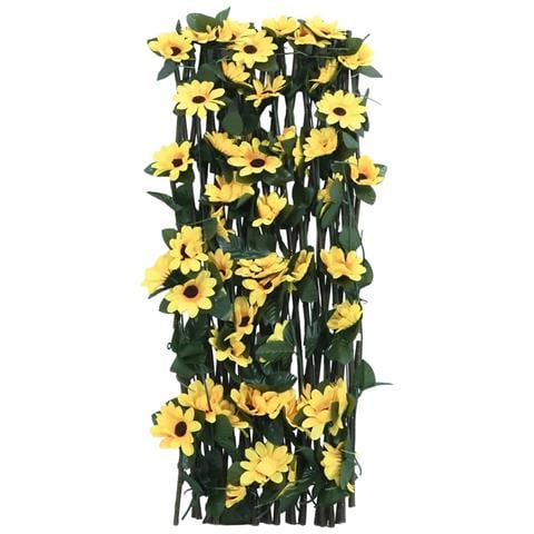 Traliccio Edera Artificiale Espandibile Giallo 180x60 Cm - Foto 2