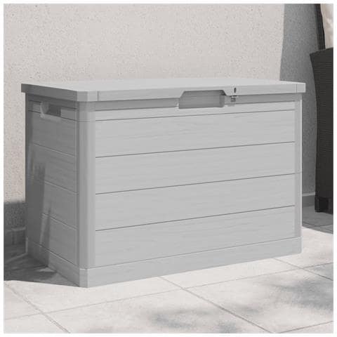 Contenitore Cuscini Grigio 77,5x44,5x53 Cm In Polipropilene - Foto 1