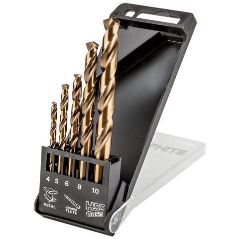 Punte Per Metallo Hss-co, 4,0 - 10 Mm, 5 Pz. - Foto 1