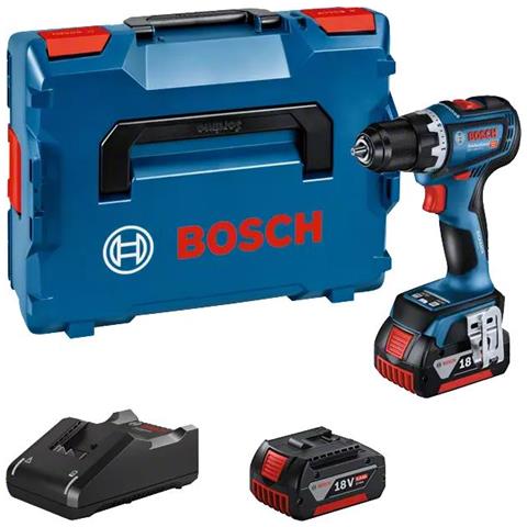 Bosch Gsr 18v-90 C 2100 Giri/min 1,1 Kg Nero, Blu, Rosso - Foto 2