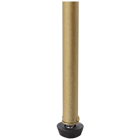 Paravento 3 Pannelli Metallo Oro 120 X 160 Cm Pescia - Foto 8