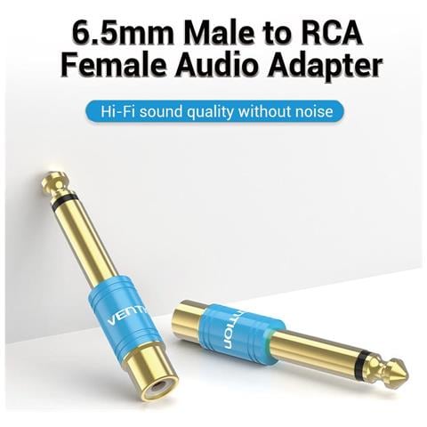 VDD-C03 adattatore per inversione del genere dei cavi 6.5mm RCA Blu - Foto 2