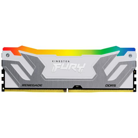 FURY 24GB 8400MT /s DDR5 CL40 CUDIMM Renegade RGB Bianco XMP - Foto 9