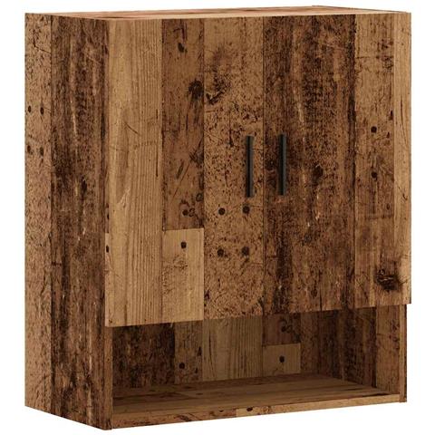 Armadietto A Muro Legno Antico 60x31x70 Cm In Truciolato - Foto 2