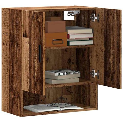 Armadietto A Muro Legno Antico 60x31x70 Cm In Truciolato - Foto 1