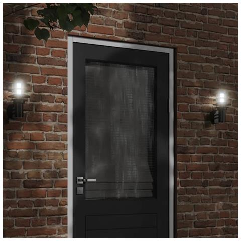 Applique Da Esterno 2 Pz Nere In Acciaio Inossidabile - Foto 7