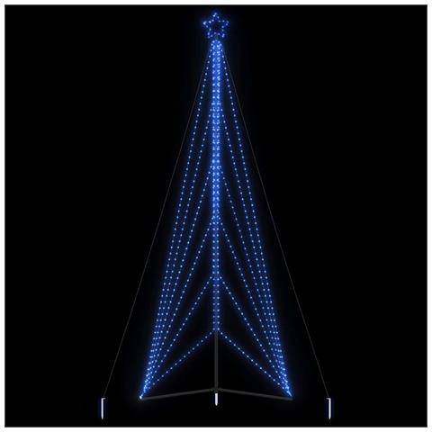Albero di Natale a LED 861 LED Blu 478 cm - Foto 2