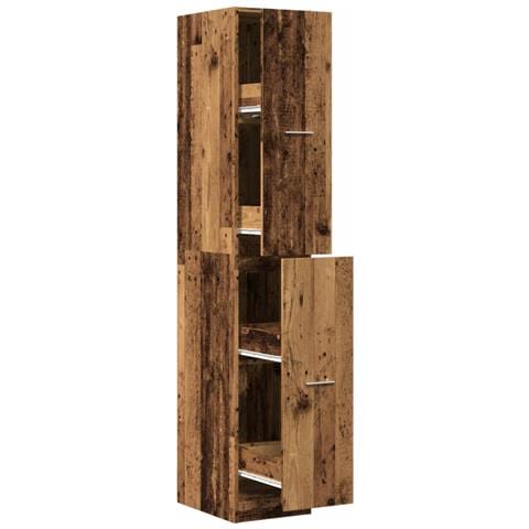 Armadietto da Farmacia Legno Vecchio 30x41x174,5 cm Truciolato - Foto 1