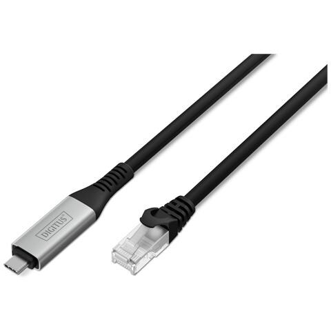 USB-C 3.2 Gen1 - Cavo Ethernet RJ45, 1Gbit /s, 2m - Foto 1