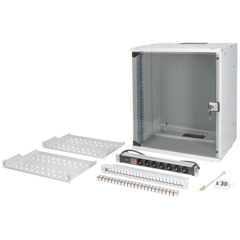 Set di rete SOHO Pro, 483 mm (19") - 12U, 540 x 400 mm (L x P) - Foto 1