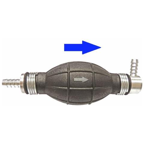 Pompa Di Adescamento Gasolio Ø 8mm Con Attacco Dritto E 90° - Foto 1
