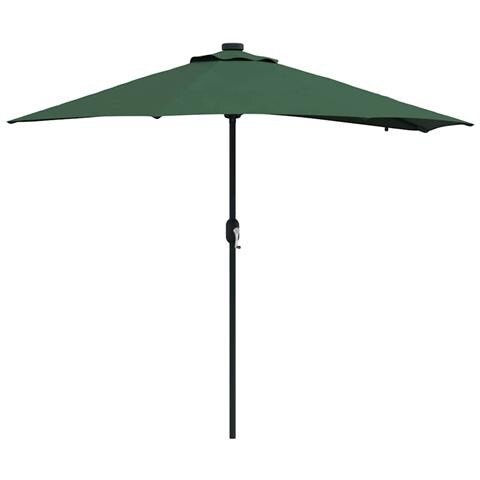 Ombrello da giardino Verde 294 x 150 x 223 cm Tessuto - Foto 1