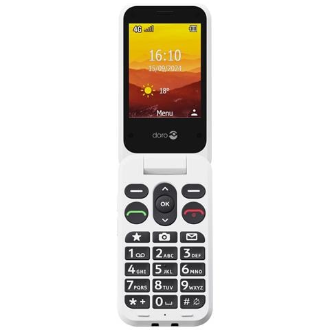 Leva L20 7,11 cm (2.8") 132 g Rosso, Bianco Telefono cellulare basico - Foto 1