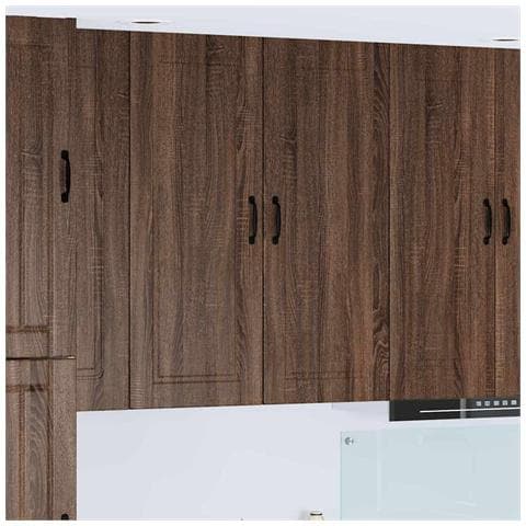 Pensile cucina con lo scaffale Rovere Marrone 40 x 31 x 100 cm - Foto 2