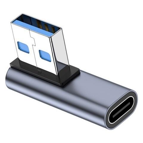 Adattatore Angolato Usb-c Femmina A Usb-a Maschio (2 Pezzi) : Trasferimento Dati E Alimentazione - Foto 2
