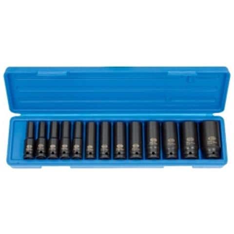 Set Chiavi A Bussola Per Avvitatore Ad Impulsi 1/2   10-30 Mm  13 Pz  Cr-mo - Foto 1