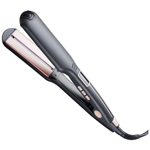 Piastra Per Capelli Professionale In Ceramica Tormalina Con Temperatura Regolabile E Cavo Girevole A 360° Black - Foto 1