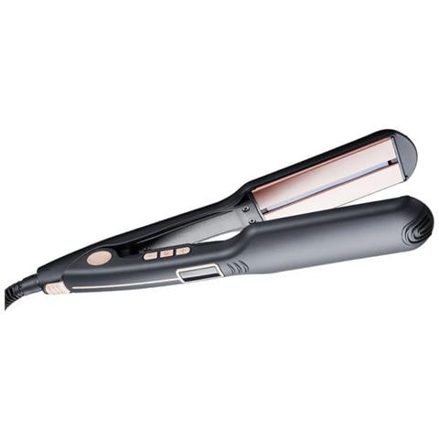 Piastra Per Capelli Professionale In Ceramica Tormalina Con Temperatura Regolabile E Cavo Girevole A 360° Black - Foto 2