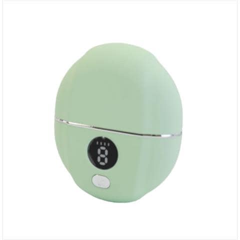 Mini Pettine Lisciante Portatile Senza Fili Con Base Di Ricarica Green - Foto 2