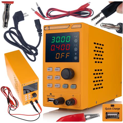 Alimentatore Da Laboratorio Ampforce Rafep-3210 - 32v 10a, Precisione Elevata, Display Chiaro | Protezione, Usb Quick Charge | Ideale Per Elettrolisi - Foto 1