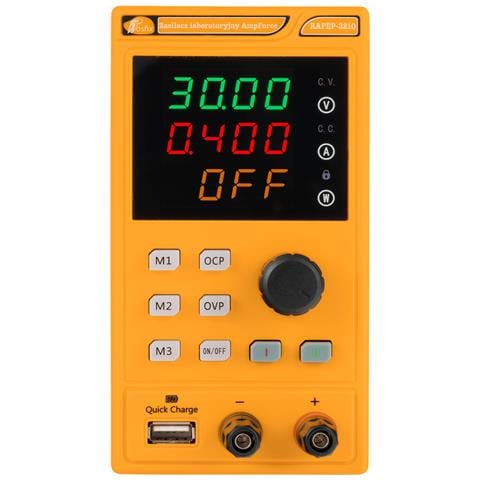 Alimentatore Da Laboratorio Ampforce Rafep-3210 - 32v 10a, Precisione Elevata, Display Chiaro | Protezione, Usb Quick Charge | Ideale Per Elettrolisi - Foto 8