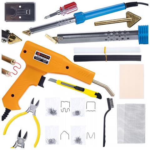 Lutatrice A Ferro Blue Lark 80w Bl80w Con Set Accessori | Versatilità E Sicurezza | Riparazione E Rinforzo Plastica - Foto 1