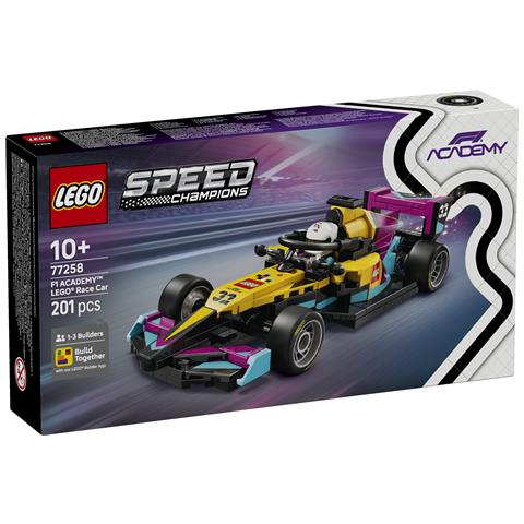 Speed Champions 77258 Auto da Corsa F1 ACADEMY, Giocattolo con Minifigure Formula 1, Regalo per Bambine e Bambini 10+ - Foto 2