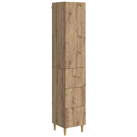 Set di armadi 2 pcs Rovere Artigianale 33 x 34,5 x 90 cm - Foto 1