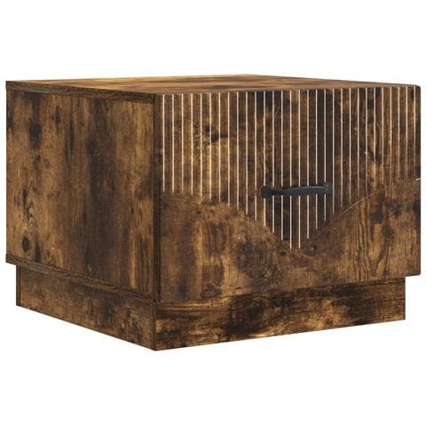 Tavolino da salotto con cassetto Rovere Fumo 49 x 50 x 37 cm - Foto 1