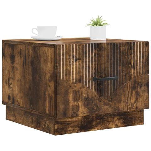 Tavolino da salotto con cassetto Rovere Fumo 49 x 50 x 37 cm - Foto 2