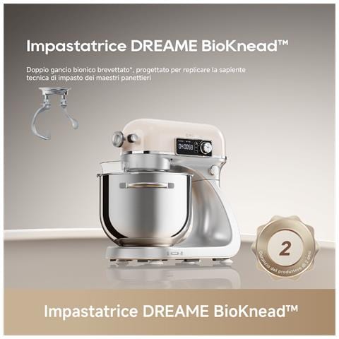 BioKnead Sbattitore con base 800 W Bianco, Crema - Foto 22
