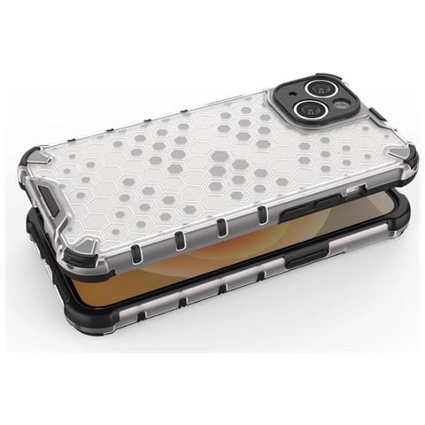 Custodia Ibrida Rinforzata Nera Per Iphone 14 Plus Nera. - Foto 1