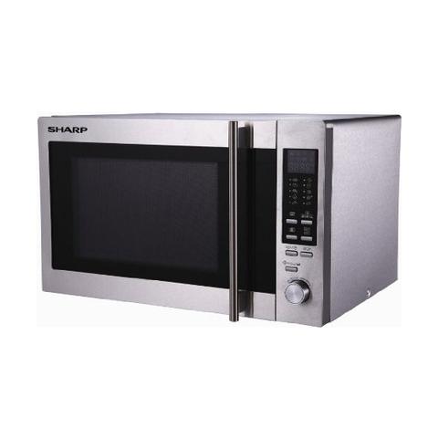 Sharp R-982STWE Piano di lavoro Microonde combinato 42L 1000W Acciaio inossidabile forno a microonde 