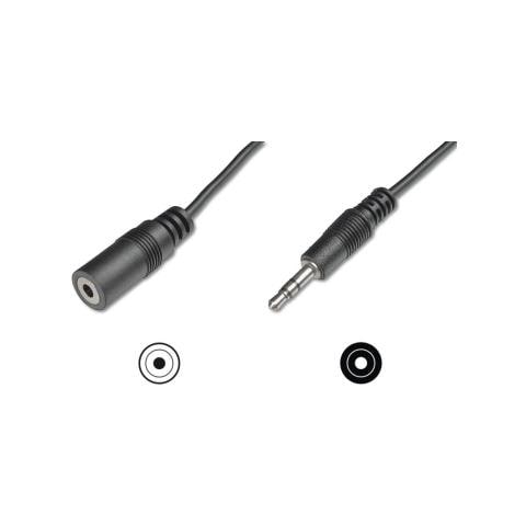 Cavo Stereo Jack 3.5 Mm. Prolunga Scheda Audio Per Cuffie / Casse Maschio / Femmina Mt. 10 - Foto 1