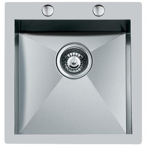 Lavello 1 Vasca 459x495 Mm Quadra Inox Spazzolato Cod. 1205 050 - 1205050 - Foto 2