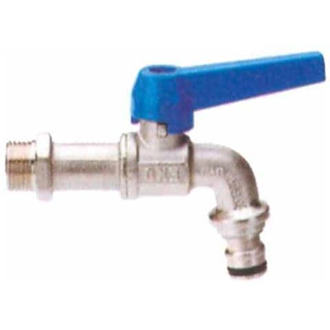 Rubinetto Ottone Sfera 1/2"" Attacco Rapido - Foto 2