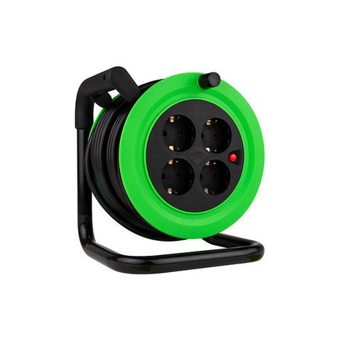 Minikabeltrommel 4fach 15m Verde Nero - Foto 1