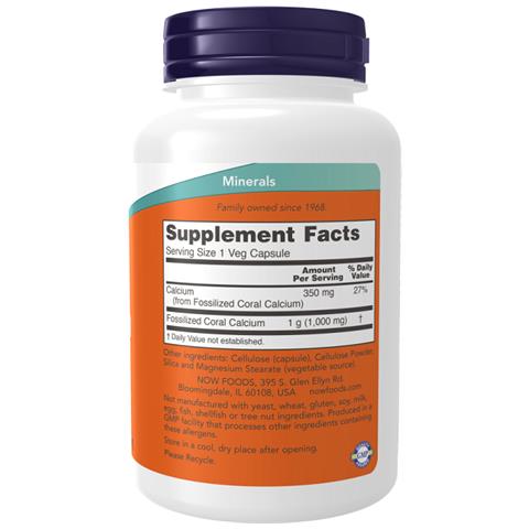 Coral Calcium 1000mg 100 Caps - Calcio Corallino - Foto 2