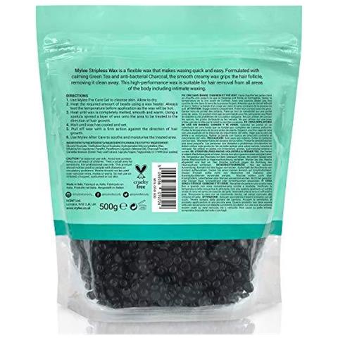Beads Cera Dura Professionali 500g Stripless Depilatorio Ceretta Pellet Fagioli Solid Film No Striscia Needed Rimozione Indolore Delicato Dei Capelli Di Corpo Pieno Viso Bikini Linea (entrambi Cera Sacche)  - Foto 4