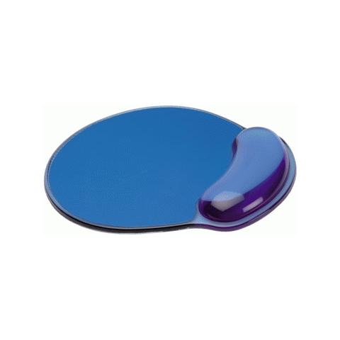 MousePad w / wrist rest, Silicone, Blu, 227 x 250 x 22 mm - Foto 2