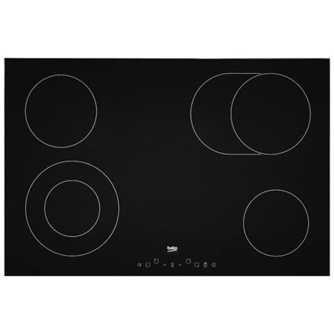 Piano Cottura HIC 84401 Elettrico 4 Zone Cottura da 77 cm Colore Nero - Foto 1