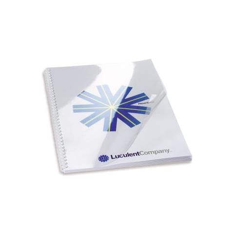 HiClear Copertine per rilegatura A4 PVC 180 mic trasp. (25) , Trasparente, A4, 22,1 cm, 29,7 cm, 5 mm - Foto 1