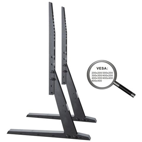 PM-TVS-02 65" Libera installazione Nero supporto da tavolo per Tv a schermo piatto - Foto 2