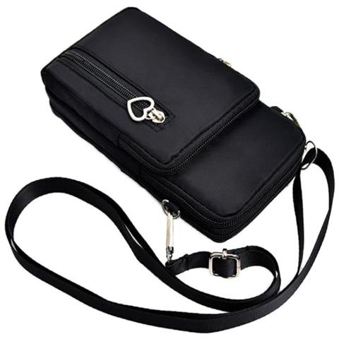 Borsa A Tracolla Per Cellulare Nera - Foto 1