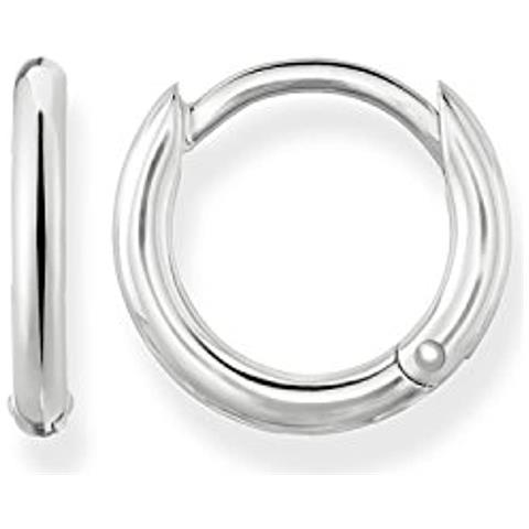 Orecchini A Cerchio Da Donna Argento Sterling 925 - Foto 1